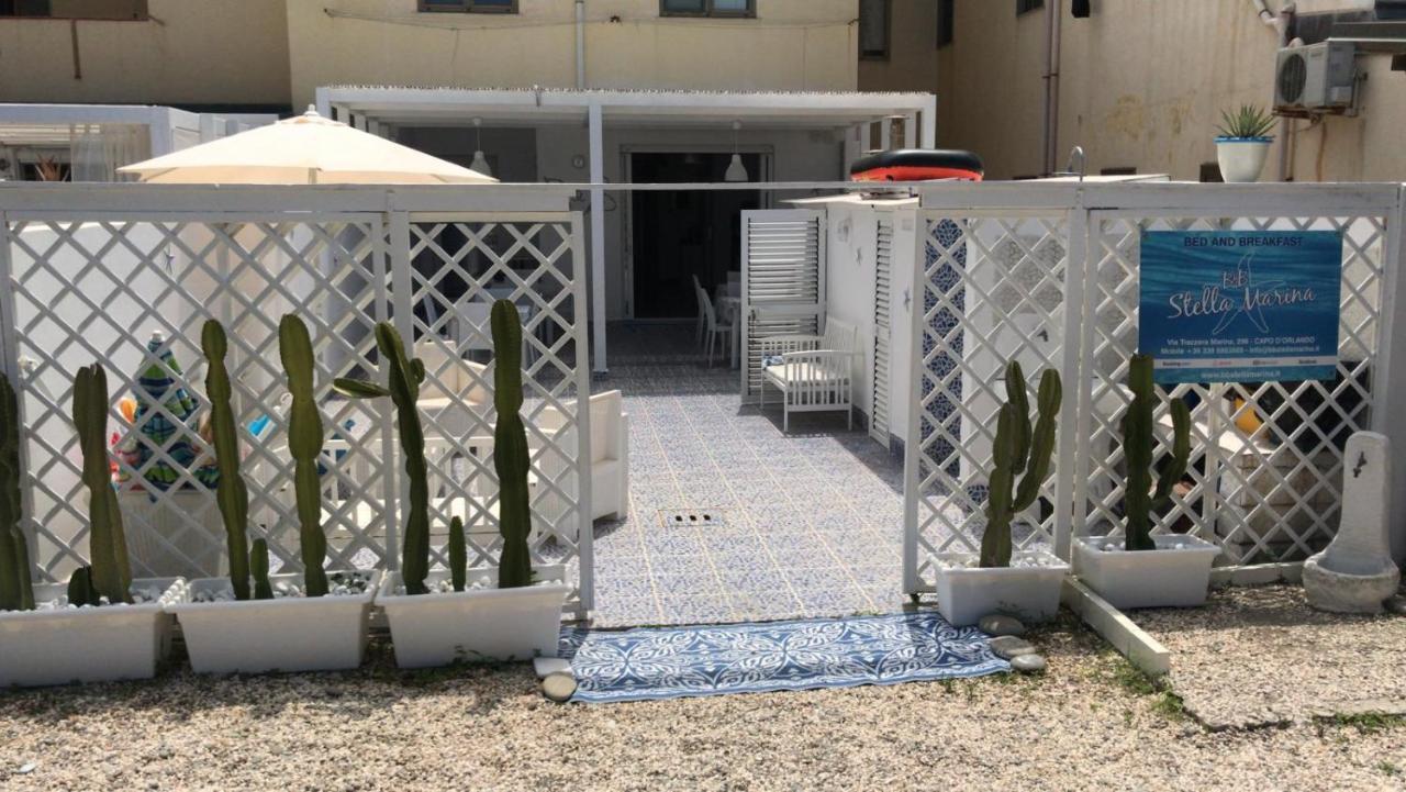 B&B Stella Marina Capo dʼOrlando Exterior foto